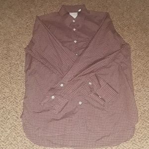 Maroon Billy Reid shirt EUC